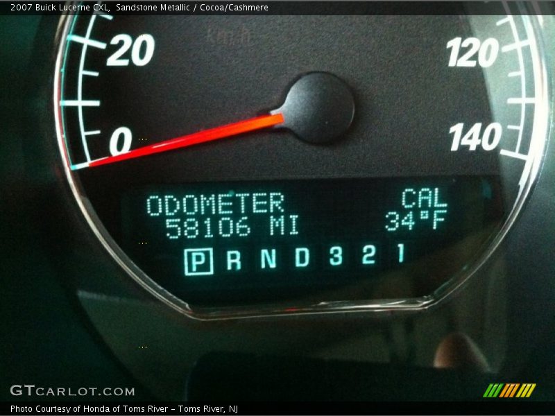 Sandstone Metallic / Cocoa/Cashmere 2007 Buick Lucerne CXL