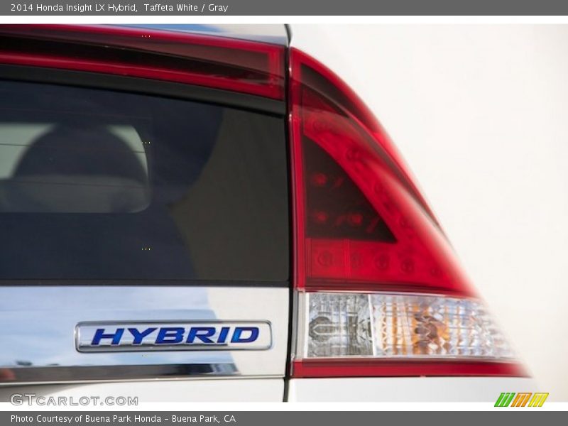 Taffeta White / Gray 2014 Honda Insight LX Hybrid