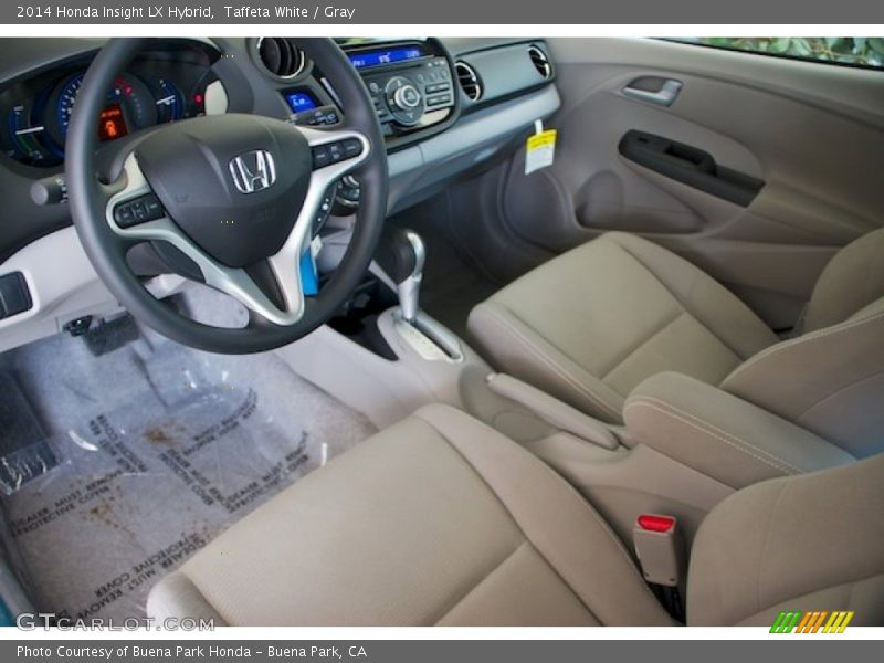Gray Interior - 2014 Insight LX Hybrid 