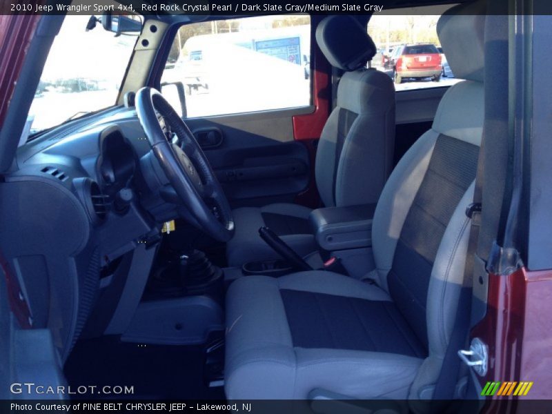 Red Rock Crystal Pearl / Dark Slate Gray/Medium Slate Gray 2010 Jeep Wrangler Sport 4x4