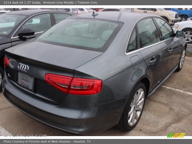 Monsoon Grey Metallic / Titanium Grey 2014 Audi A4 2.0T Sedan