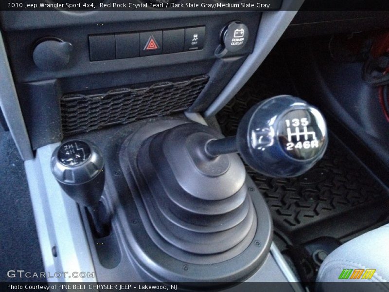 Red Rock Crystal Pearl / Dark Slate Gray/Medium Slate Gray 2010 Jeep Wrangler Sport 4x4