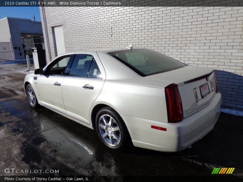 White Diamond Tricoat / Cashmere 2010 Cadillac STS 4 V6 AWD