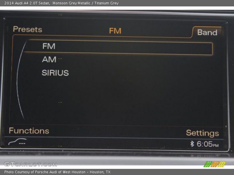 Monsoon Grey Metallic / Titanium Grey 2014 Audi A4 2.0T Sedan