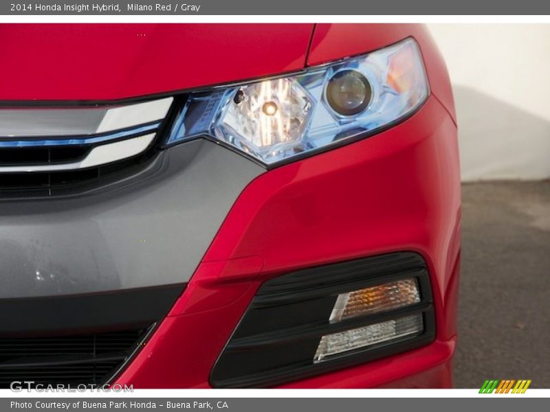 Milano Red / Gray 2014 Honda Insight Hybrid