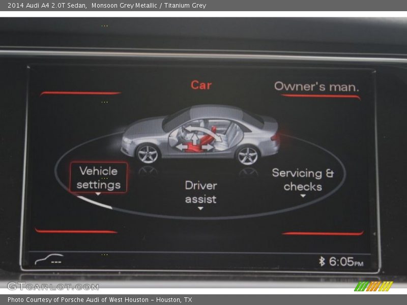 Monsoon Grey Metallic / Titanium Grey 2014 Audi A4 2.0T Sedan