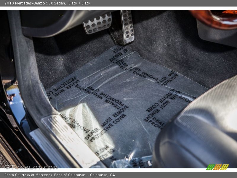 Black / Black 2010 Mercedes-Benz S 550 Sedan