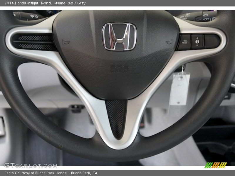 Milano Red / Gray 2014 Honda Insight Hybrid