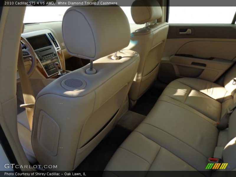 White Diamond Tricoat / Cashmere 2010 Cadillac STS 4 V6 AWD
