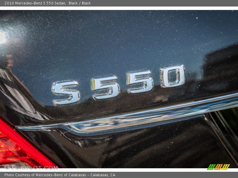 Black / Black 2010 Mercedes-Benz S 550 Sedan