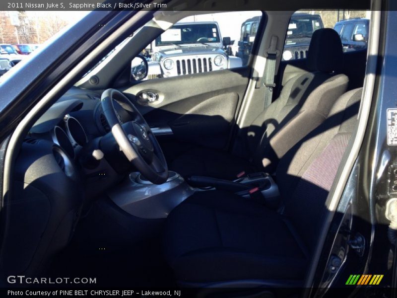 Sapphire Black / Black/Silver Trim 2011 Nissan Juke S
