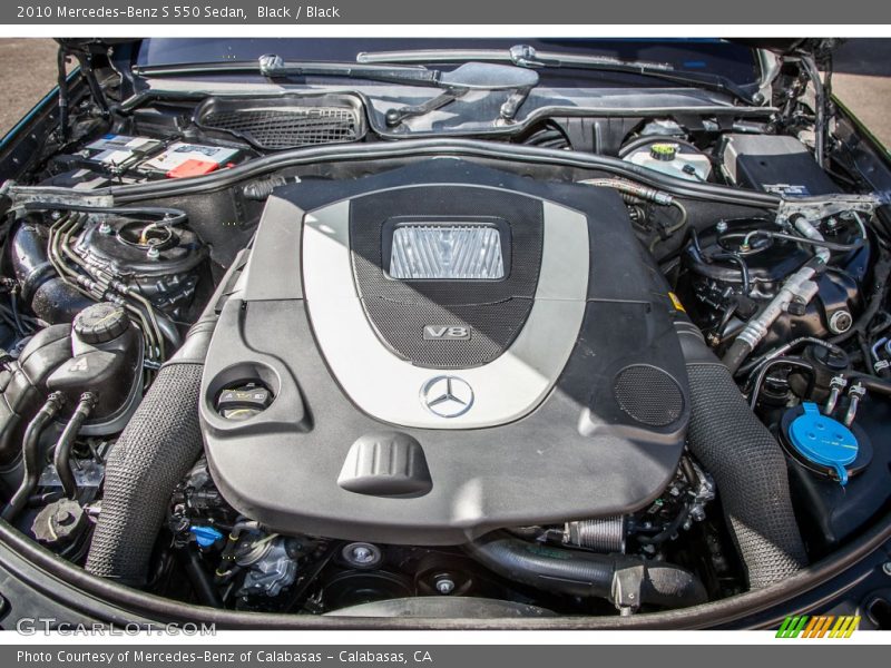 Black / Black 2010 Mercedes-Benz S 550 Sedan