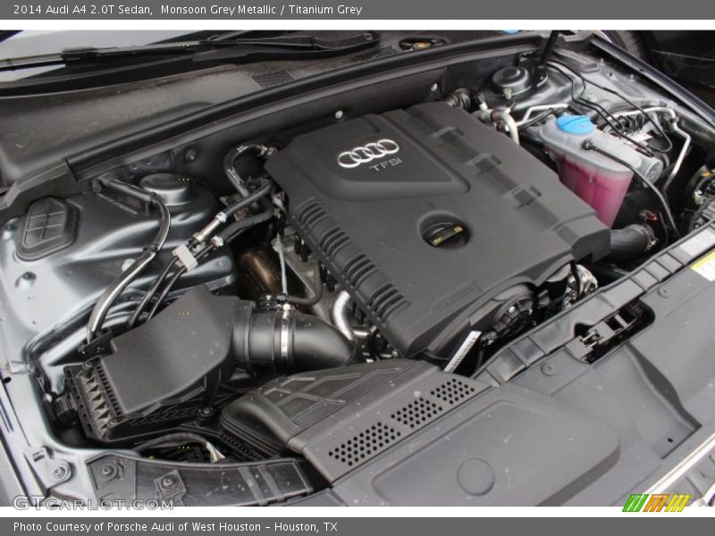 Monsoon Grey Metallic / Titanium Grey 2014 Audi A4 2.0T Sedan