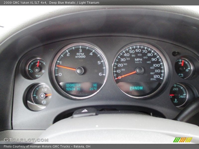 Deep Blue Metallic / Light Titanium 2009 GMC Yukon XL SLT 4x4