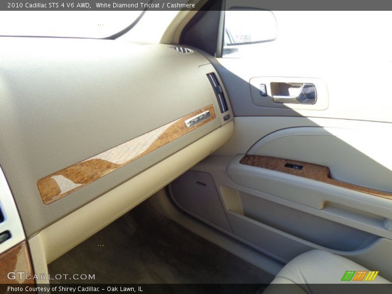 White Diamond Tricoat / Cashmere 2010 Cadillac STS 4 V6 AWD