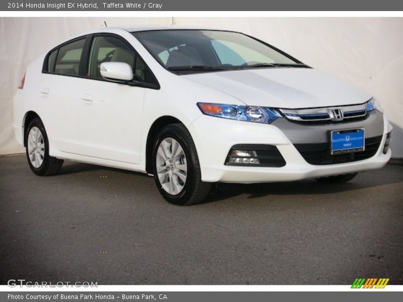 Taffeta White / Gray 2014 Honda Insight EX Hybrid