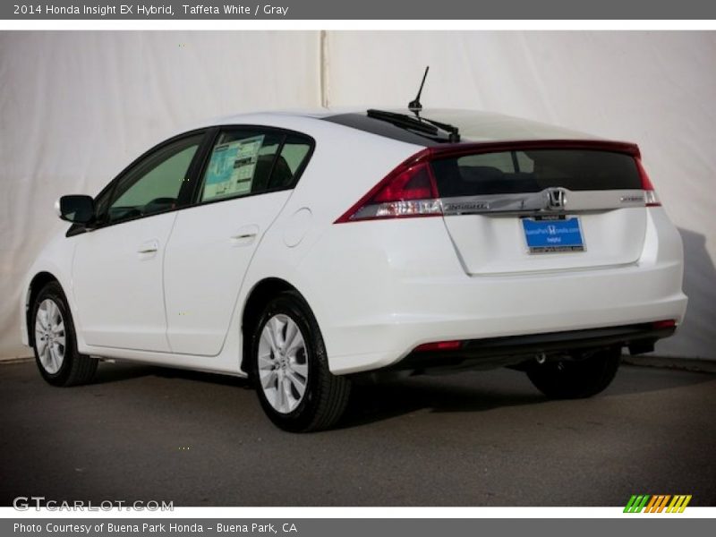 Taffeta White / Gray 2014 Honda Insight EX Hybrid