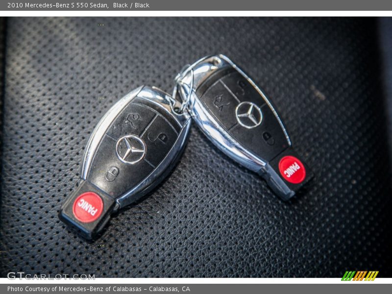 Black / Black 2010 Mercedes-Benz S 550 Sedan