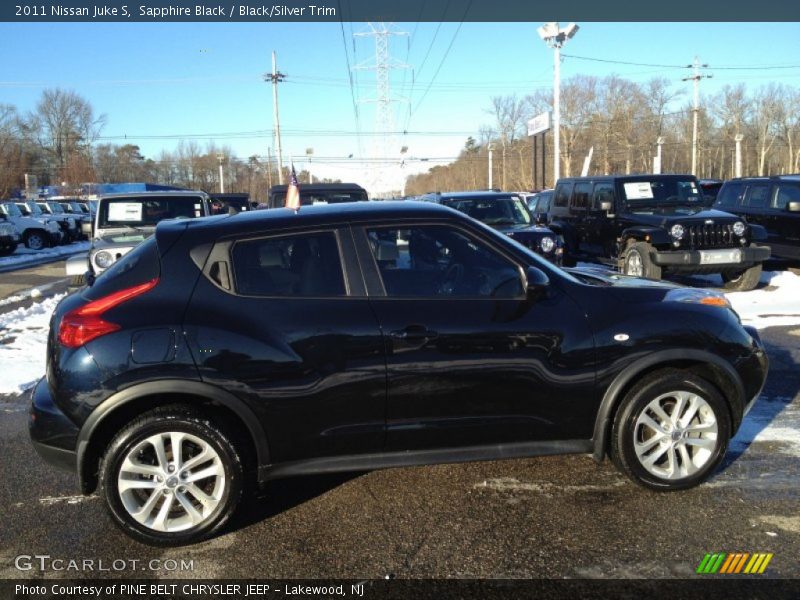 Sapphire Black / Black/Silver Trim 2011 Nissan Juke S