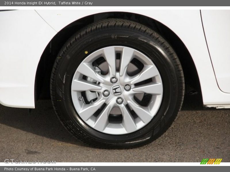 Taffeta White / Gray 2014 Honda Insight EX Hybrid