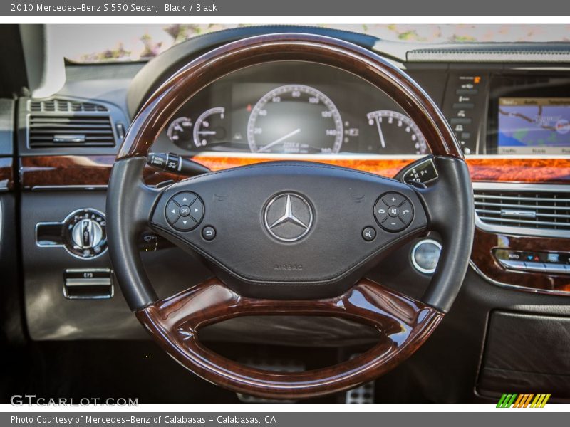 Black / Black 2010 Mercedes-Benz S 550 Sedan