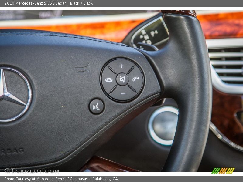 Black / Black 2010 Mercedes-Benz S 550 Sedan