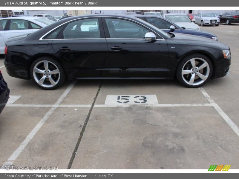 Phantom Black Pearl / Black 2014 Audi S8 quattro S