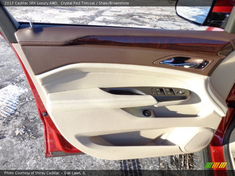 Crystal Red Tintcoat / Shale/Brownstone 2013 Cadillac SRX Luxury AWD