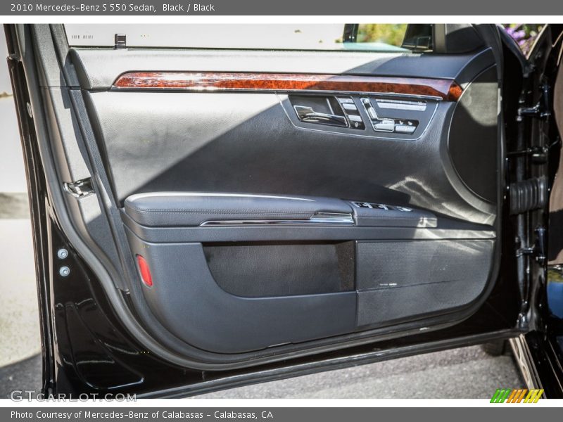 Black / Black 2010 Mercedes-Benz S 550 Sedan