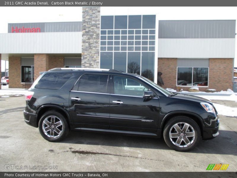 Carbon Black Metallic / Ebony 2011 GMC Acadia Denali