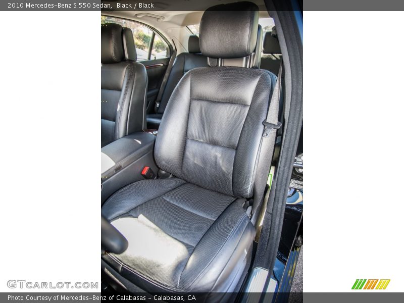 Black / Black 2010 Mercedes-Benz S 550 Sedan