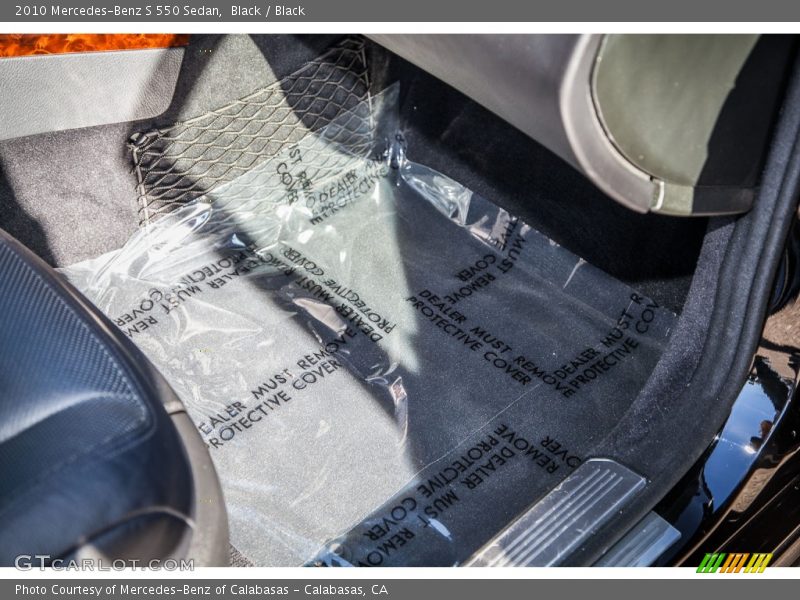 Black / Black 2010 Mercedes-Benz S 550 Sedan