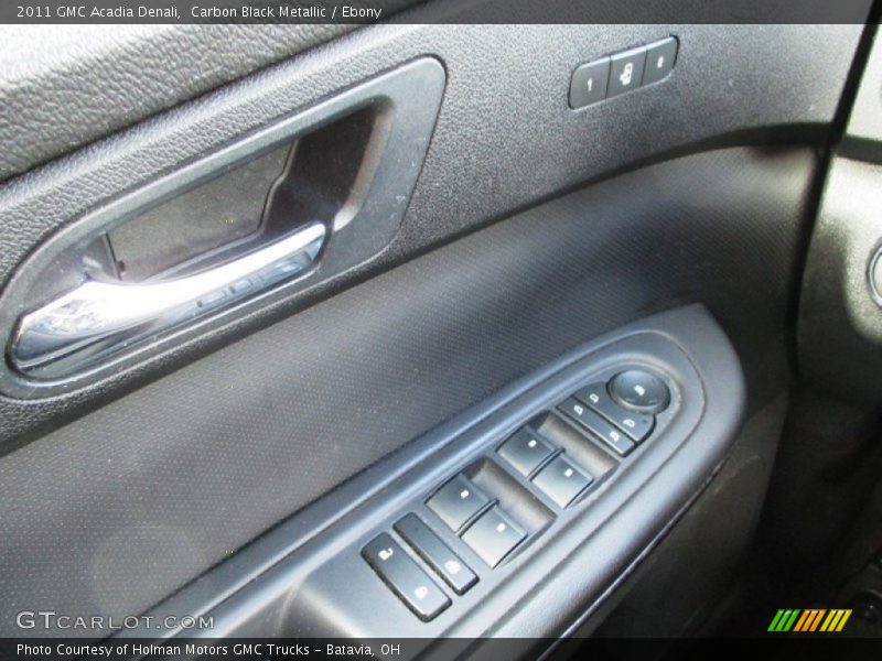 Carbon Black Metallic / Ebony 2011 GMC Acadia Denali