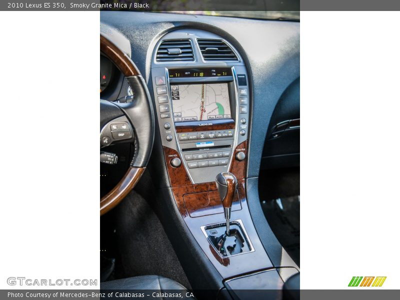 Smoky Granite Mica / Black 2010 Lexus ES 350