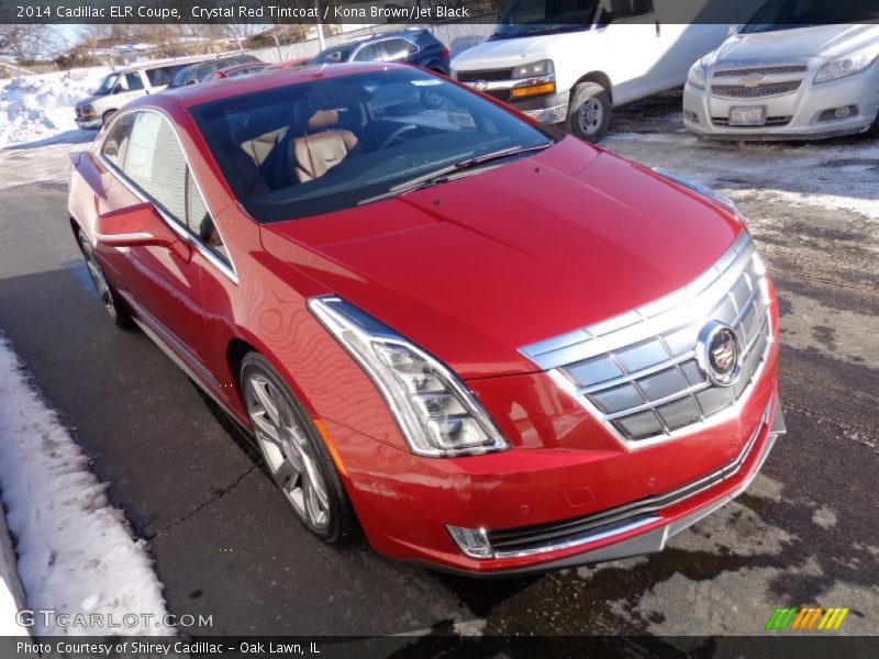 Crystal Red Tintcoat / Kona Brown/Jet Black 2014 Cadillac ELR Coupe