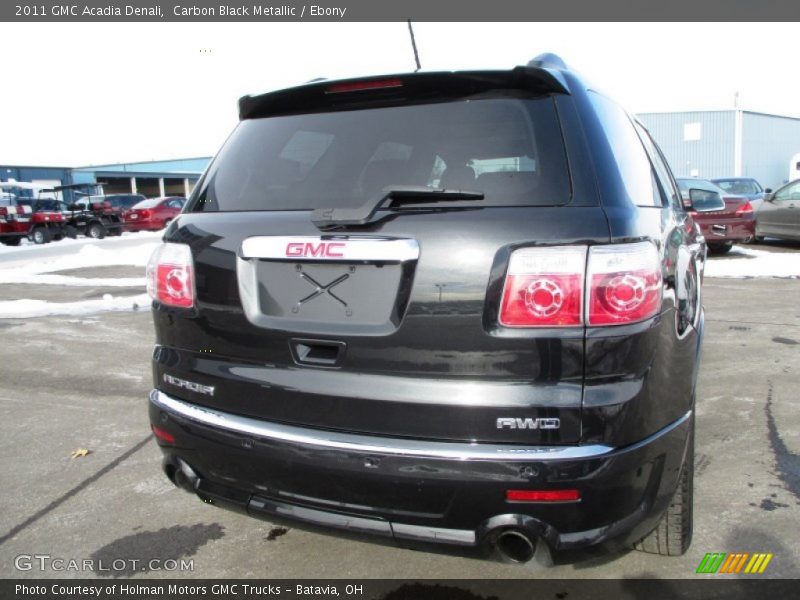 Carbon Black Metallic / Ebony 2011 GMC Acadia Denali