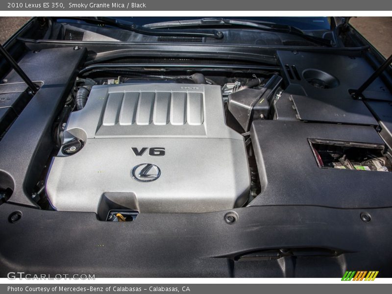 Smoky Granite Mica / Black 2010 Lexus ES 350
