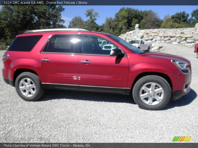 Crystal Red Tintcoat / Ebony 2014 GMC Acadia SLE AWD