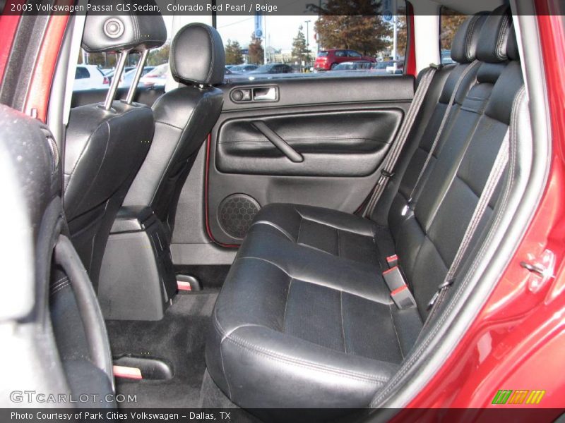 Colorado Red Pearl / Beige 2003 Volkswagen Passat GLS Sedan