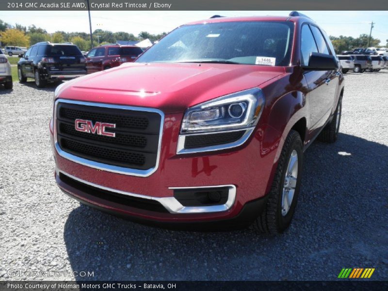 Crystal Red Tintcoat / Ebony 2014 GMC Acadia SLE AWD