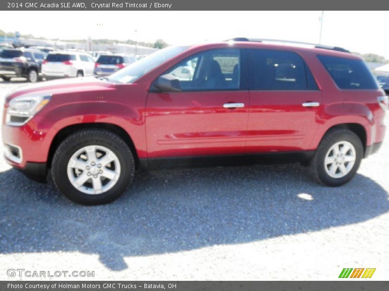 Crystal Red Tintcoat / Ebony 2014 GMC Acadia SLE AWD