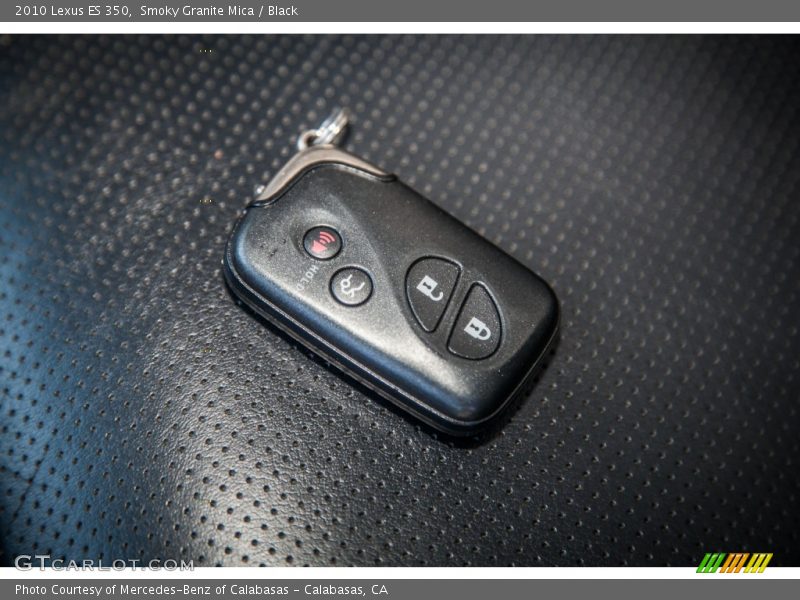 Smoky Granite Mica / Black 2010 Lexus ES 350