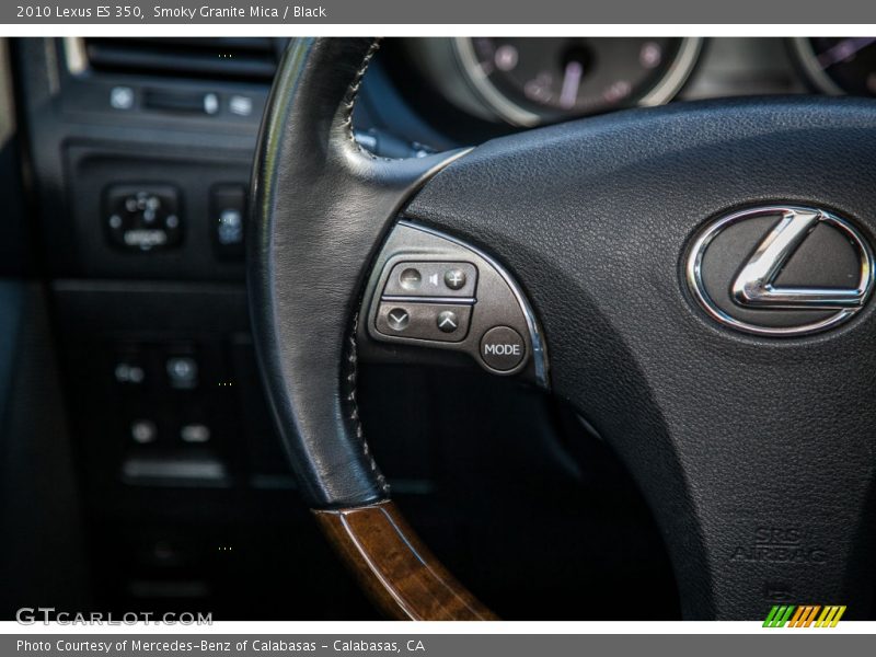 Smoky Granite Mica / Black 2010 Lexus ES 350