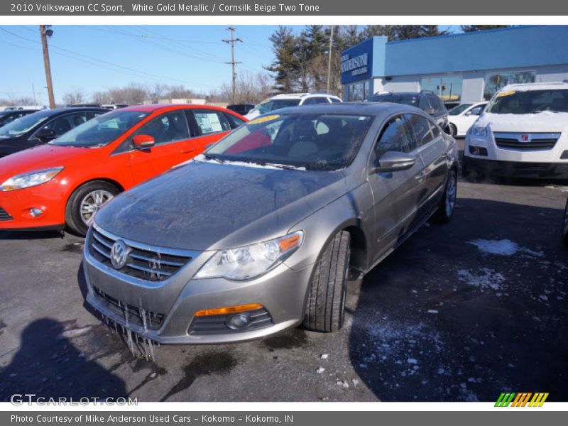 White Gold Metallic / Cornsilk Beige Two Tone 2010 Volkswagen CC Sport