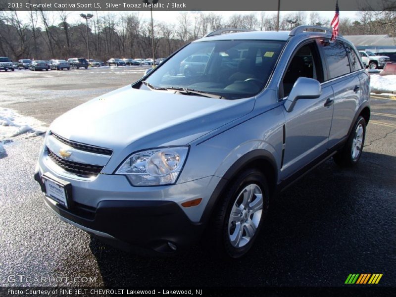 Silver Topaz Metallic / Black 2013 Chevrolet Captiva Sport LS