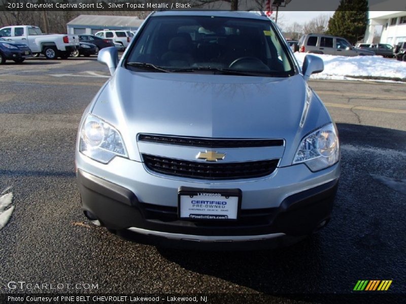Silver Topaz Metallic / Black 2013 Chevrolet Captiva Sport LS