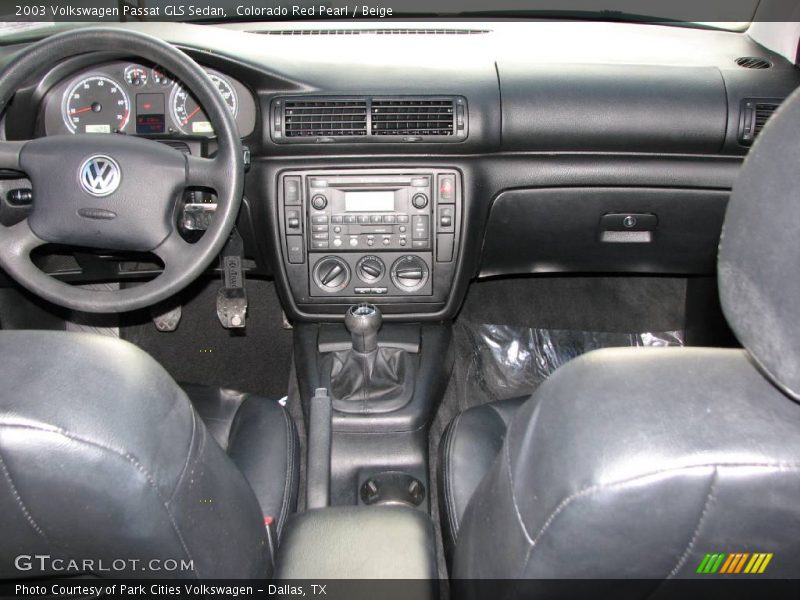 Colorado Red Pearl / Beige 2003 Volkswagen Passat GLS Sedan