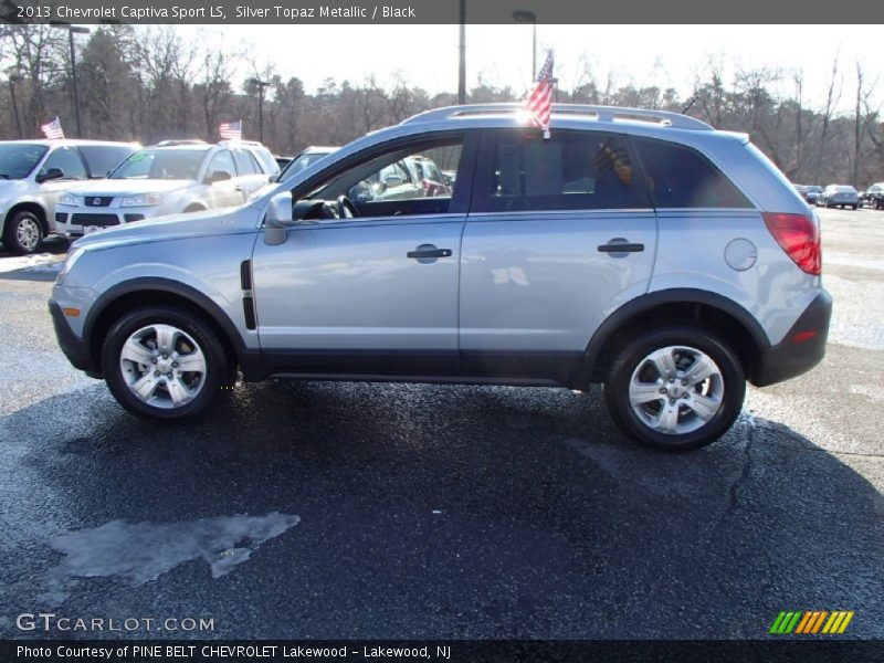 Silver Topaz Metallic / Black 2013 Chevrolet Captiva Sport LS