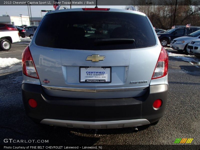 Silver Topaz Metallic / Black 2013 Chevrolet Captiva Sport LS