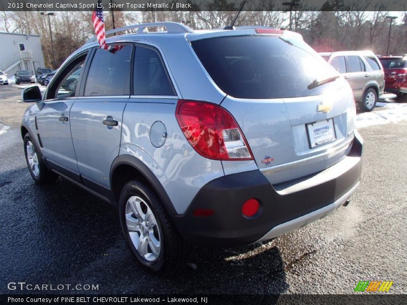 Silver Topaz Metallic / Black 2013 Chevrolet Captiva Sport LS